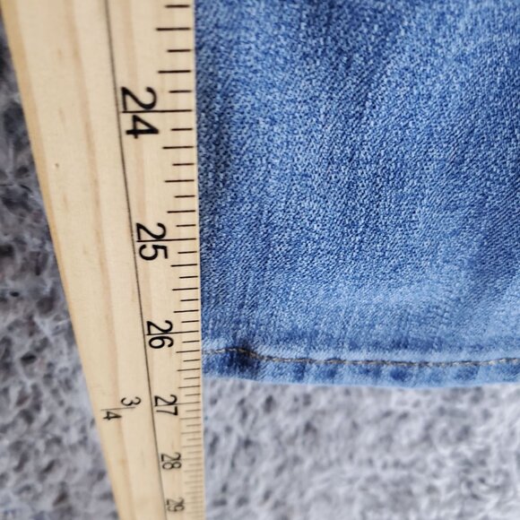 Lee Jeans Womens 20W Blue Slim Fit Straight Leg Mid Rise Plus Size Stretch Denim - Picture 7 of 12